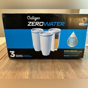 Culligan ZeroWater Replacement Filters NWOT sealed 3 pack